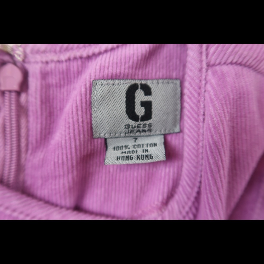 Guess Girls Corduroy Sleeveless Dress Size 7 - Picture 6 of 12